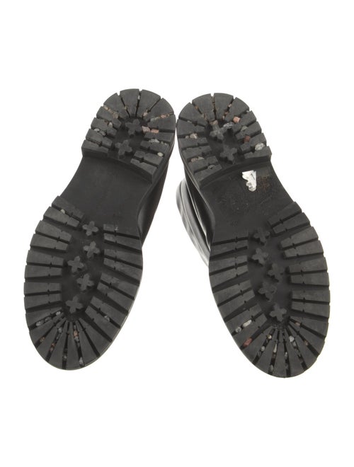 Gianvito Rossi Leather Combat Boots