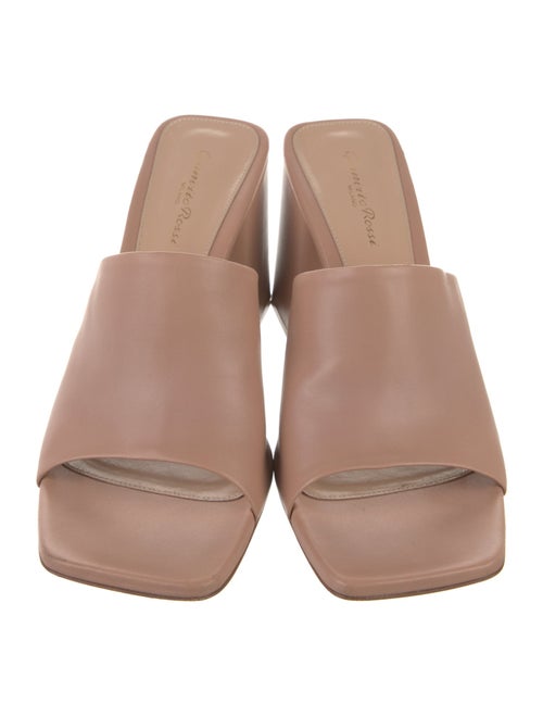 Gianvito Rossi Leather Slides
