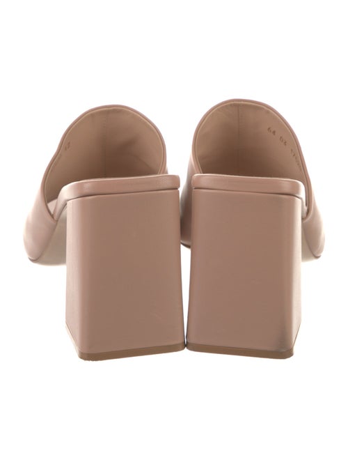 Gianvito Rossi Leather Slides