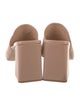 Gianvito Rossi Leather Slides