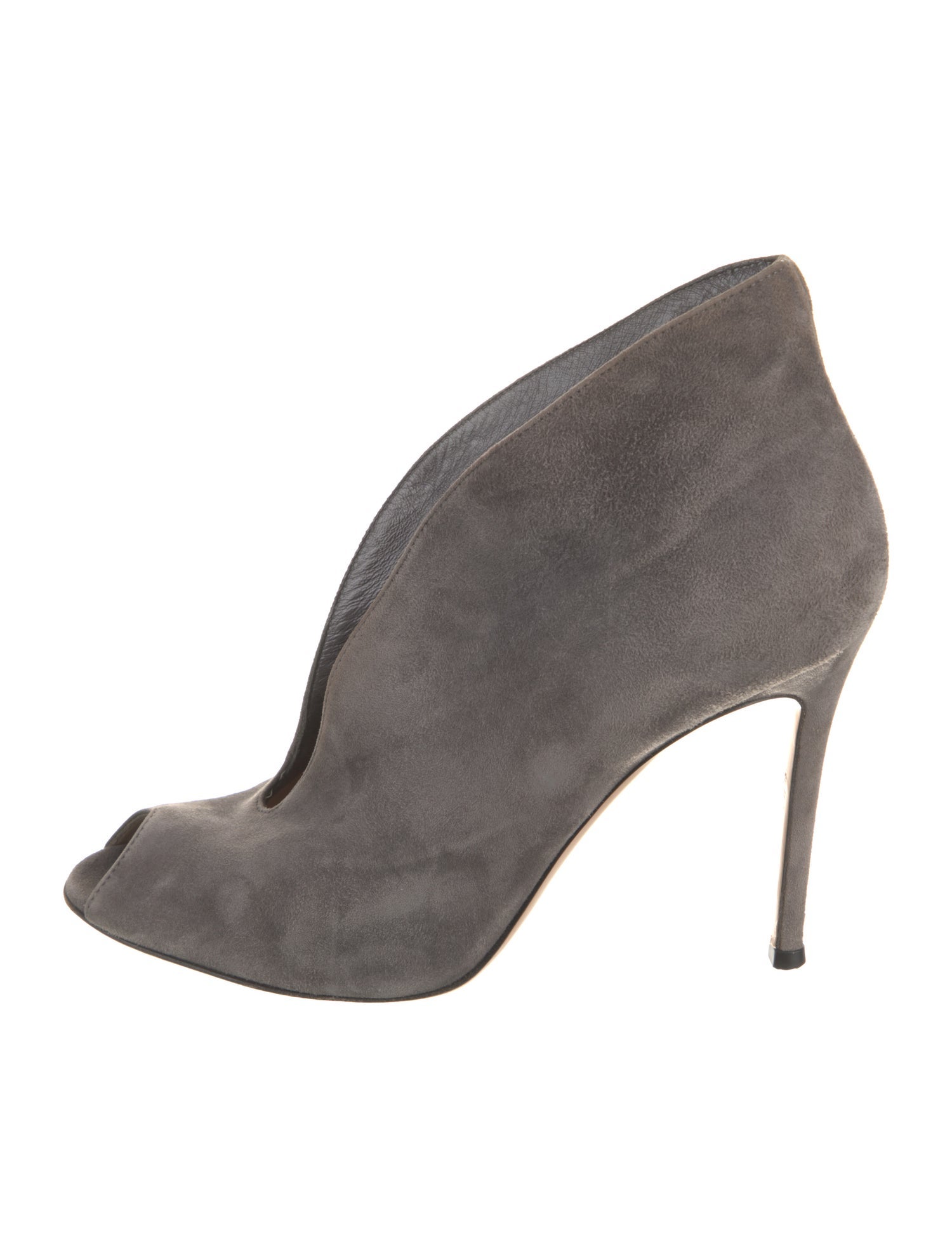 Gianvito Rossi Suede D'Orsay Pumps