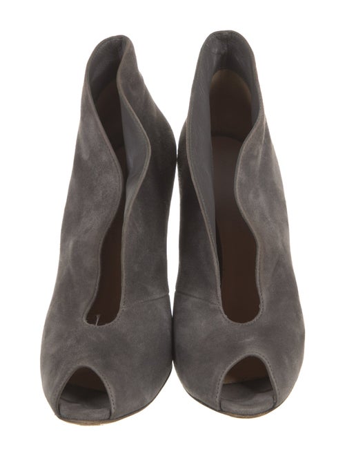 Gianvito Rossi Suede D'Orsay Pumps