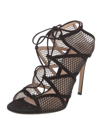 Gianvito Rossi Mesh Gladiator Sandals