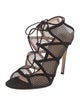 Gianvito Rossi Mesh Gladiator Sandals