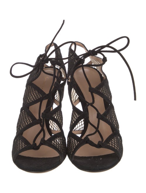 Gianvito Rossi Mesh Gladiator Sandals