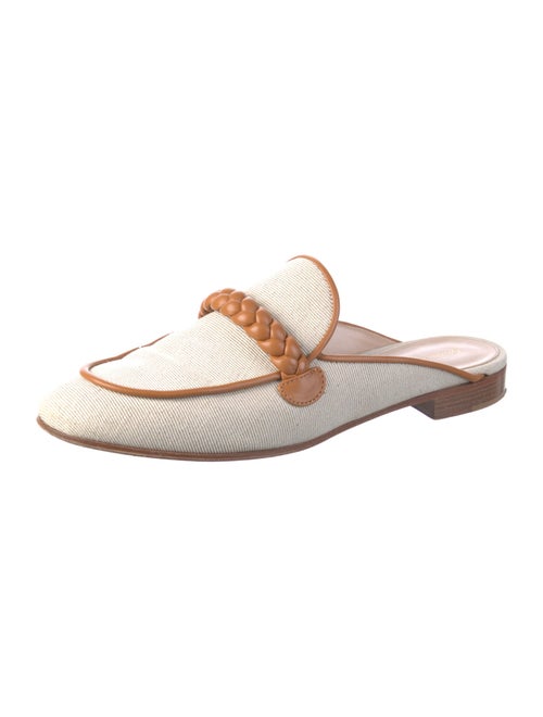 Gianvito Rossi Canvas Mules