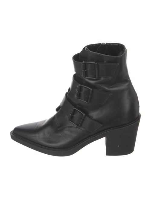 Gianvito Rossi Leather Combat Boots