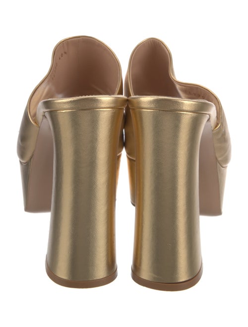 Gianvito Rossi Leather Slides