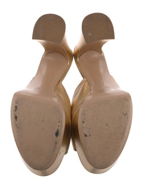 Gianvito Rossi Leather Slides