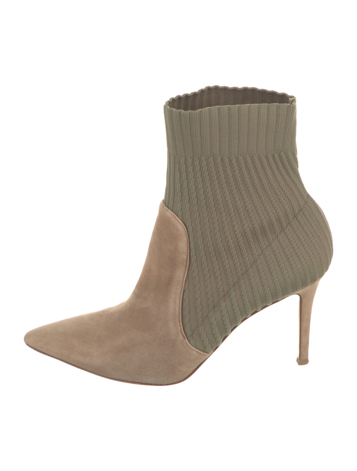 Gianvito Rossi Suede Sock Boots