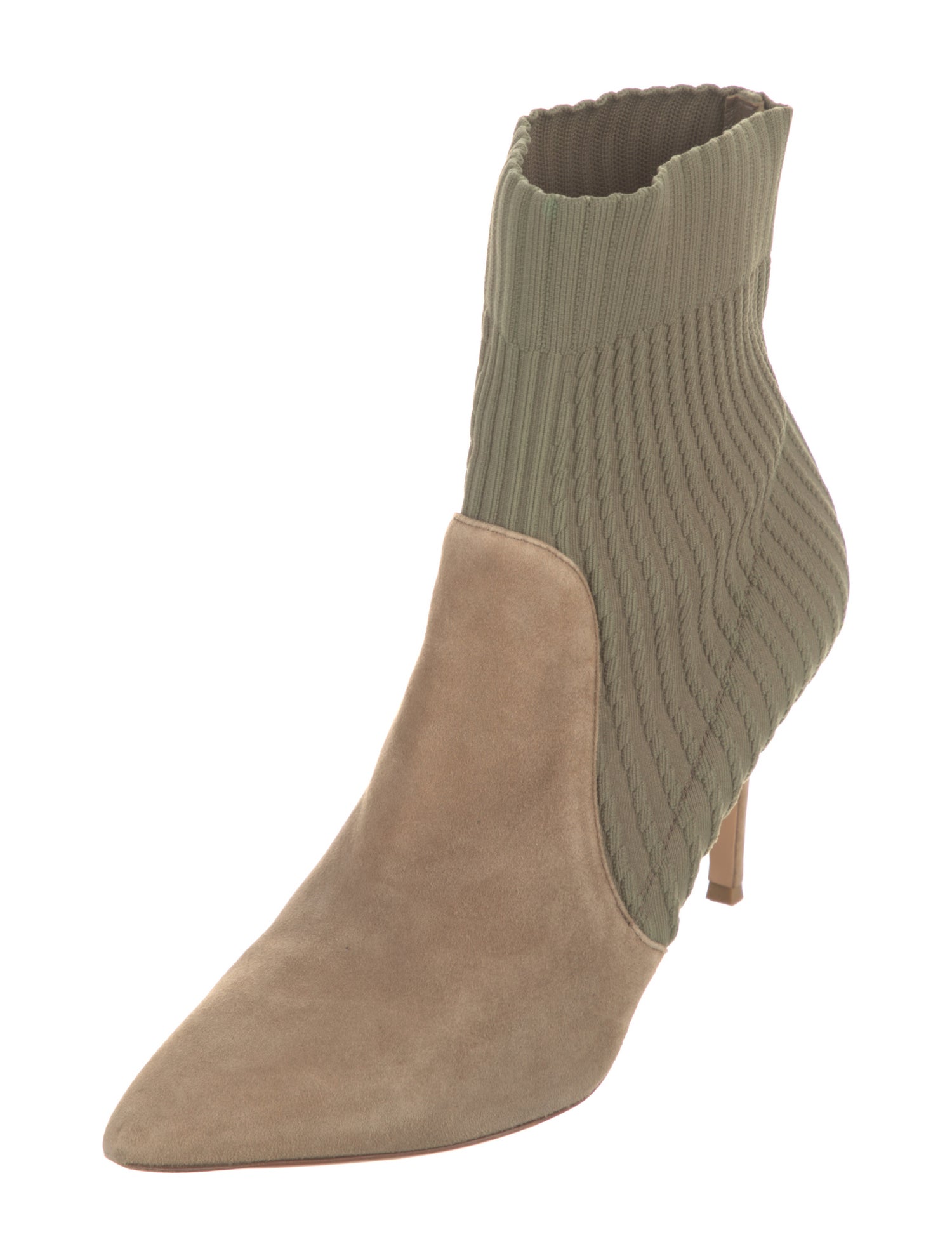 Gianvito Rossi Suede Sock Boots