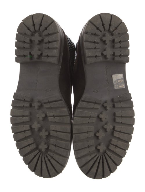 Gianvito Rossi Suede Combat Boots