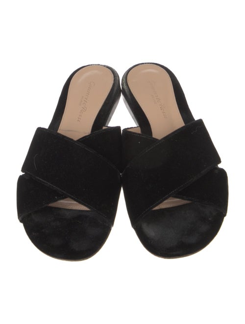 Gianvito Rossi Suede Slides