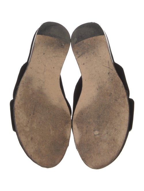 Gianvito Rossi Suede Slides