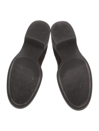 Gianvito Rossi Suede Combat Boots