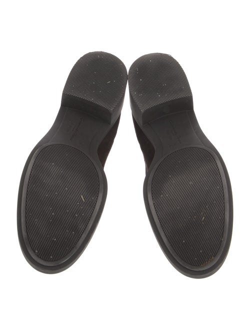 Gianvito Rossi Suede Combat Boots