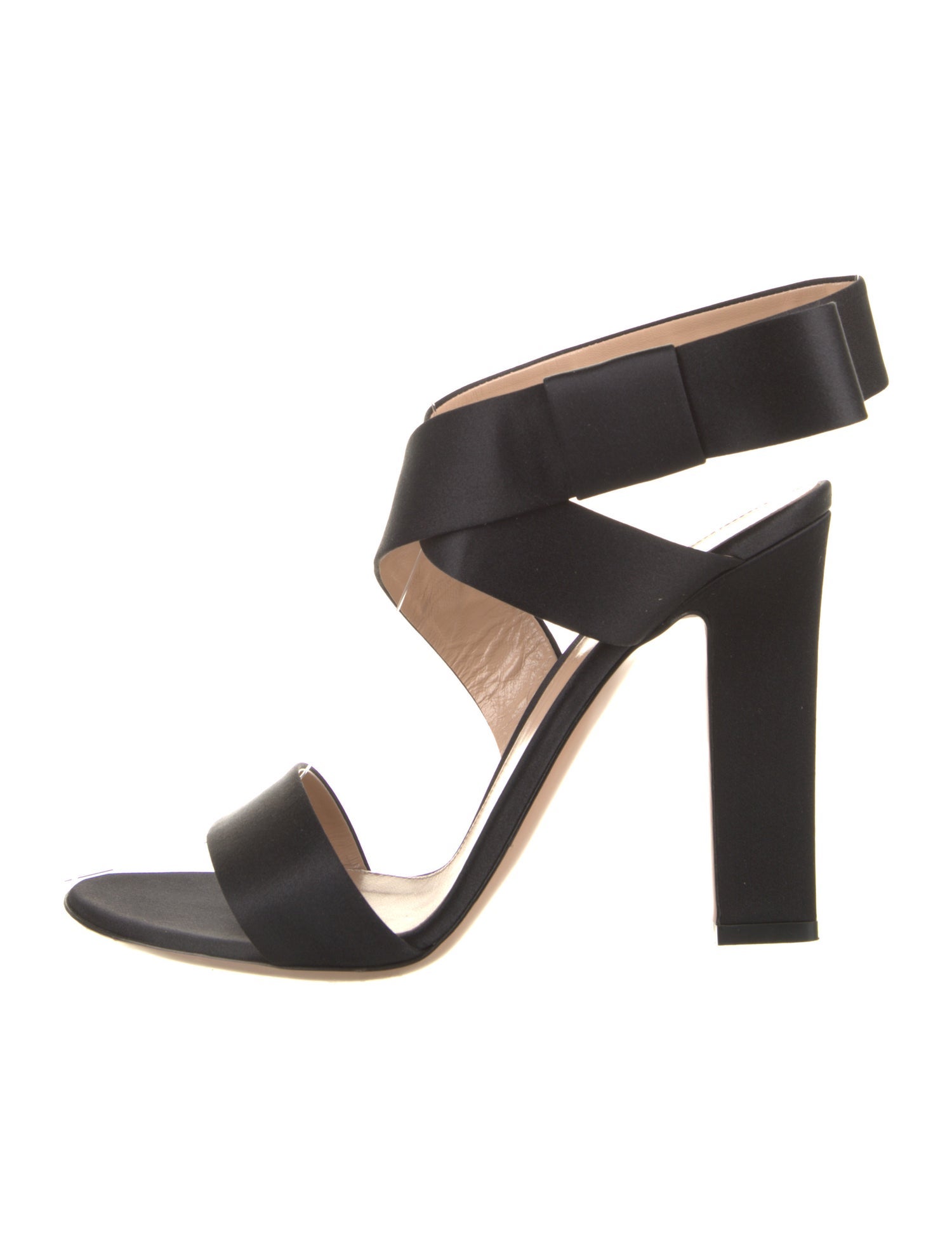 Gianvito Rossi Satin Sandals