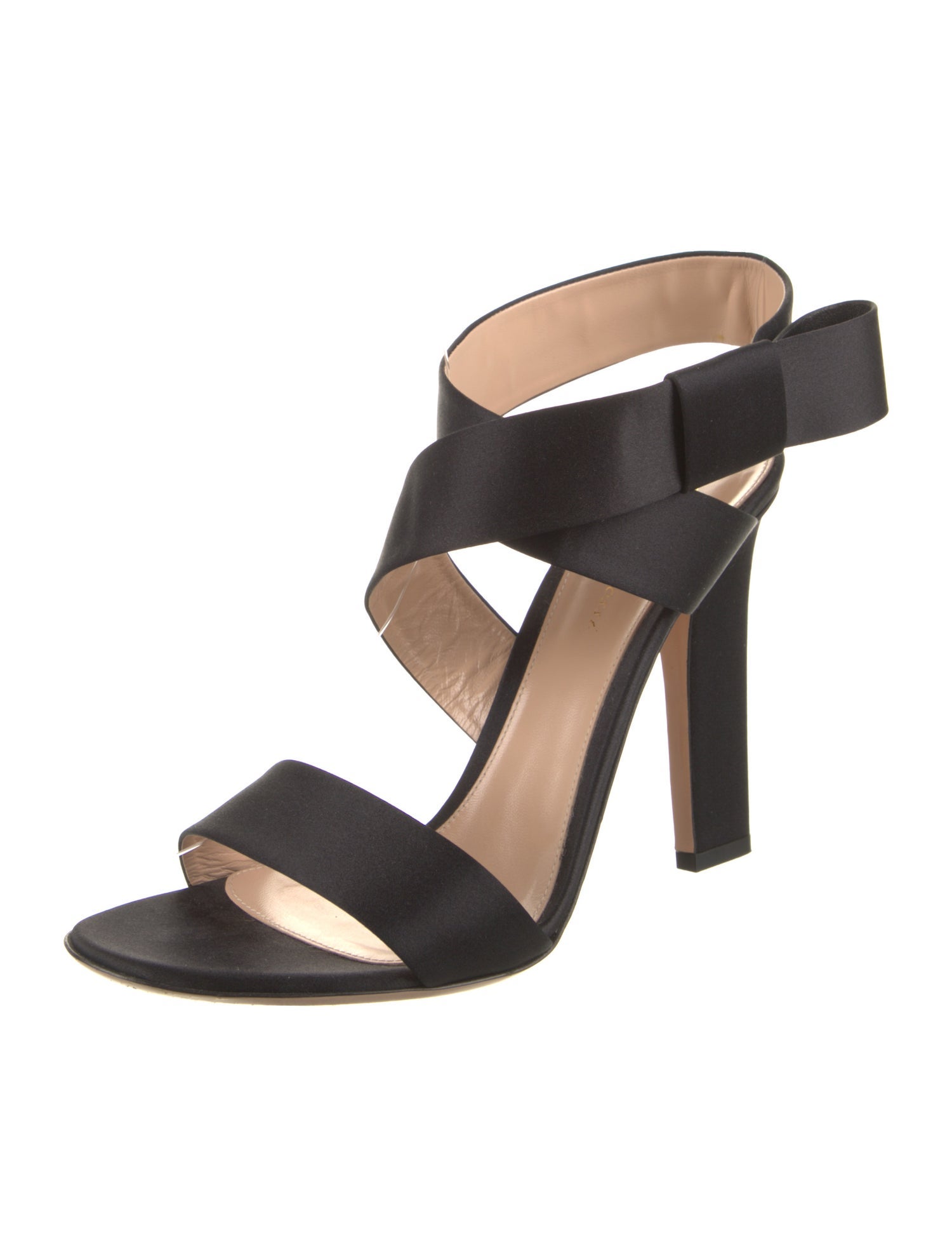 Gianvito Rossi Satin Sandals