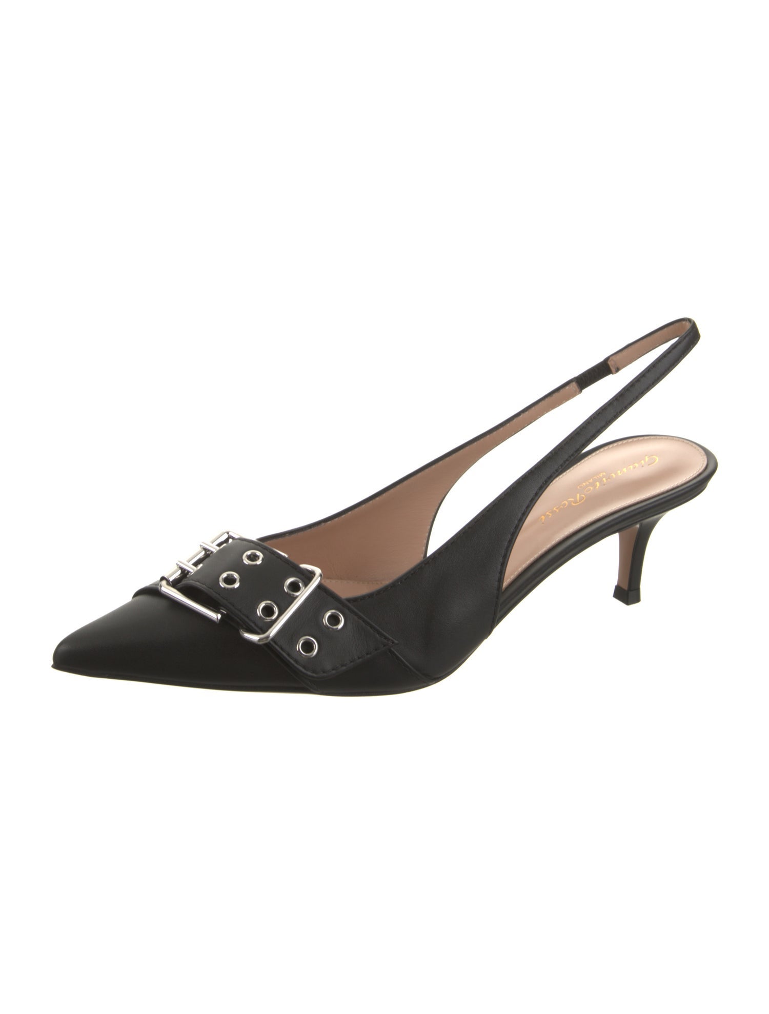 Gianvito Rossi Leather Slingback Pumps w/ Tags