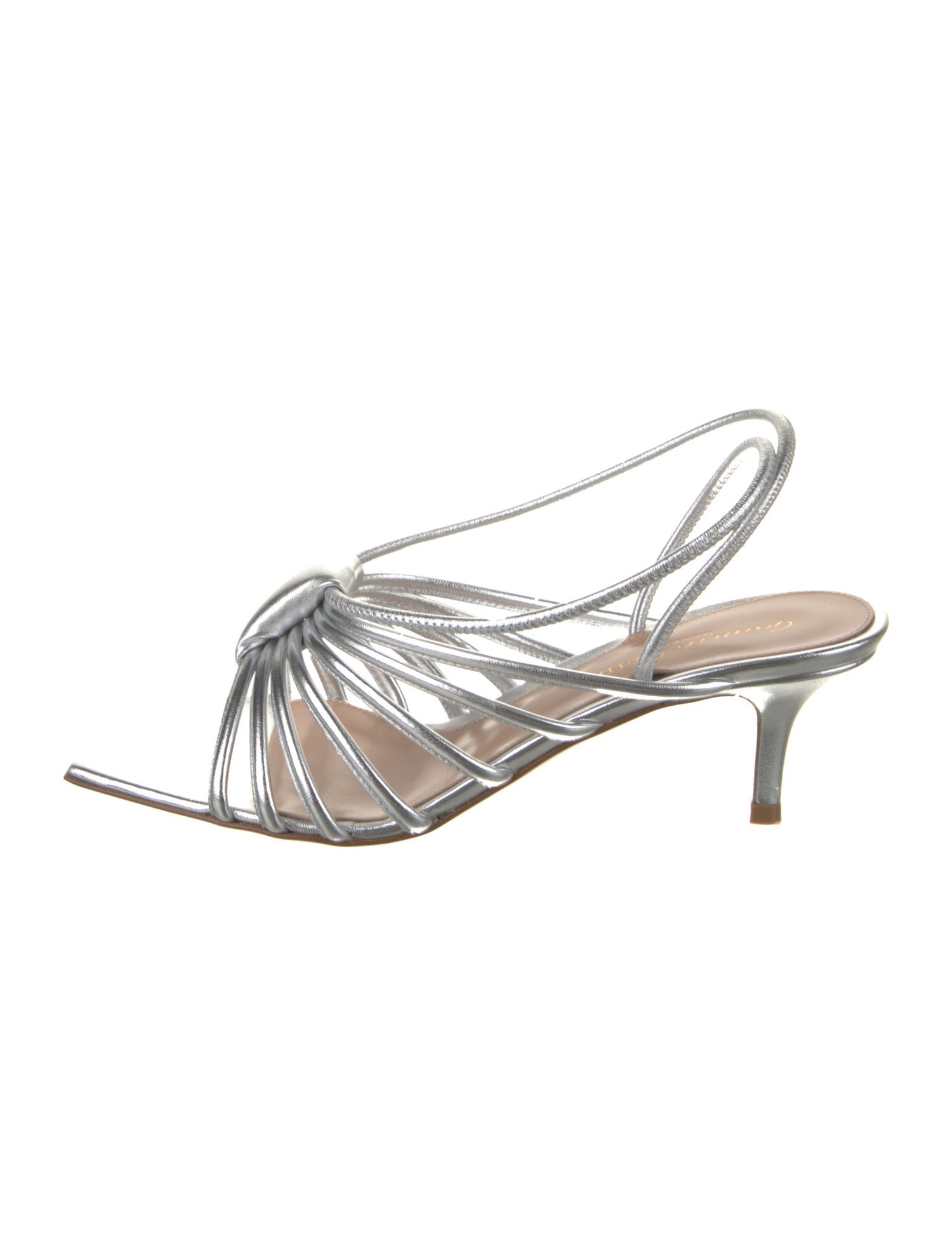 Gianvito Rossi Patent Leather Printed Slingback Sandals w/ Tags