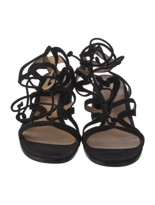 Gianvito Rossi Suede Gladiator Sandals