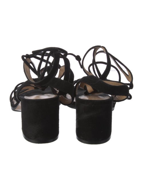 Gianvito Rossi Suede Gladiator Sandals