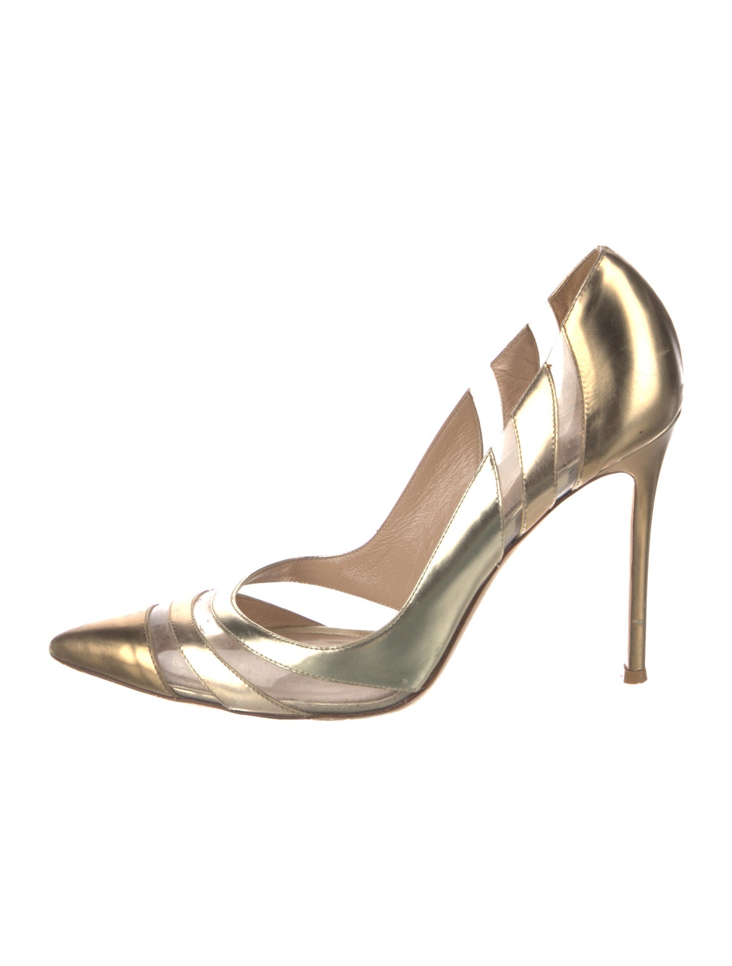 Gianvito Rossi Leather D'Orsay Pumps