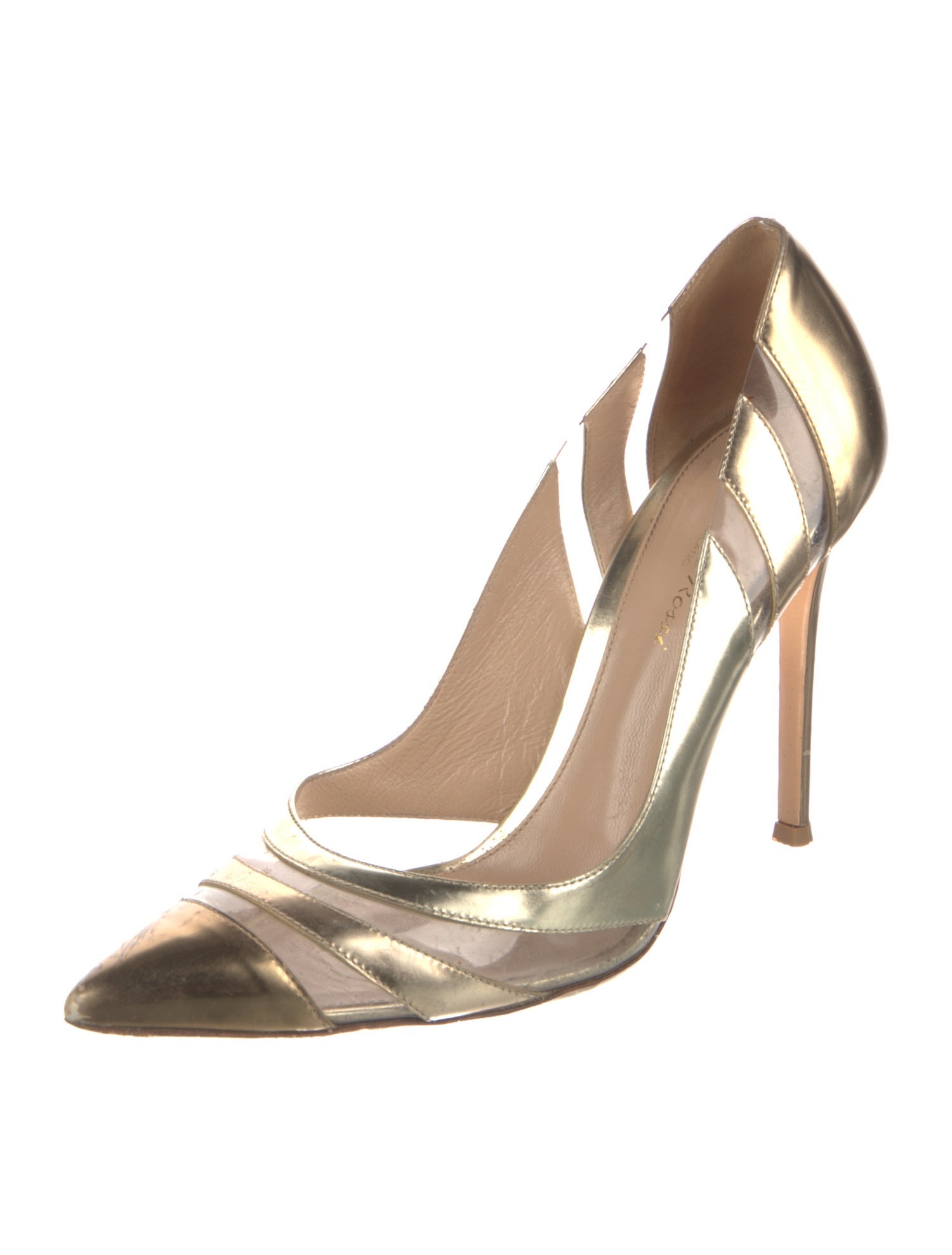 Gianvito Rossi Leather D'Orsay Pumps