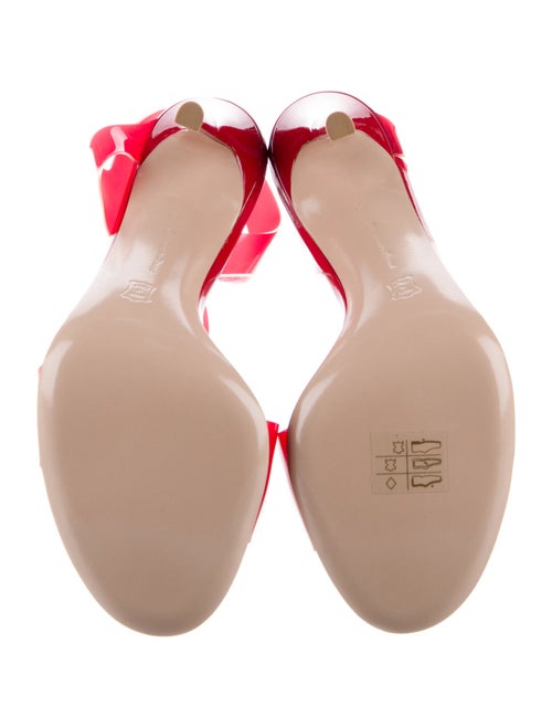 Gianvito Rossi Patent Leather T-Strap Sandals