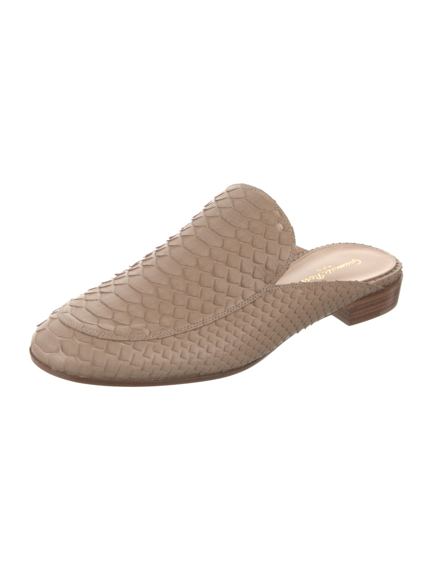 Gianvito Rossi Python Mules