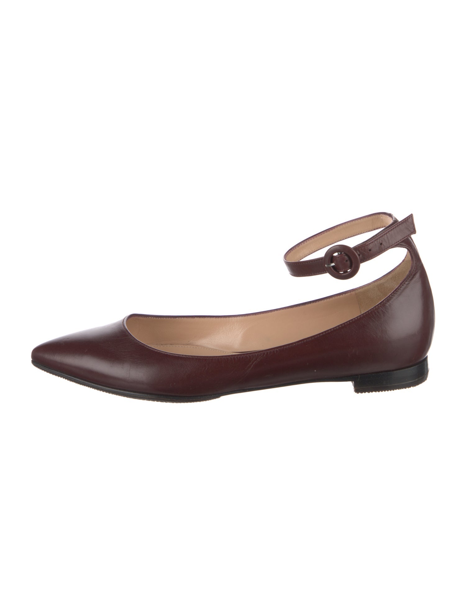 Gianvito Rossi Leather Ballet Flats