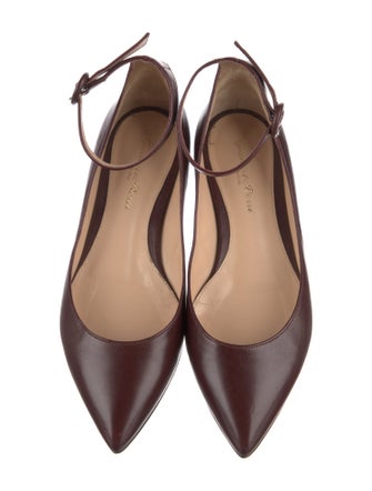 Gianvito Rossi Leather Ballet Flats