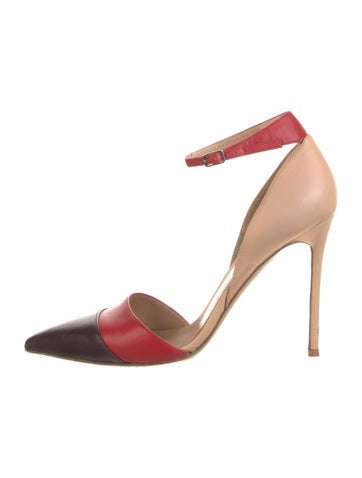 Gianvito Rossi Pumps Suede Colorblock Pattern D'Orsay IT 40 | 10