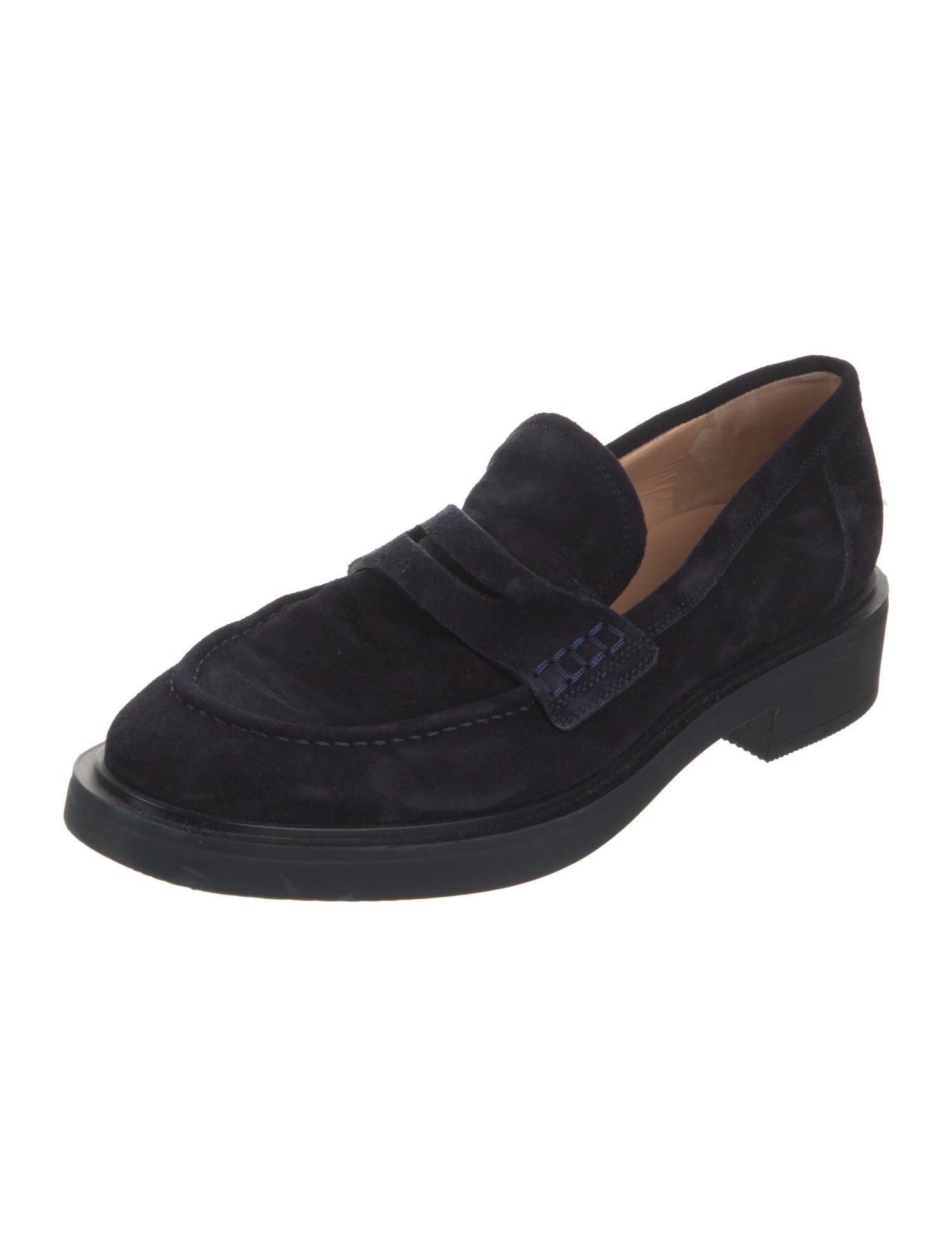 Gianvito Rossi Suede Loafers