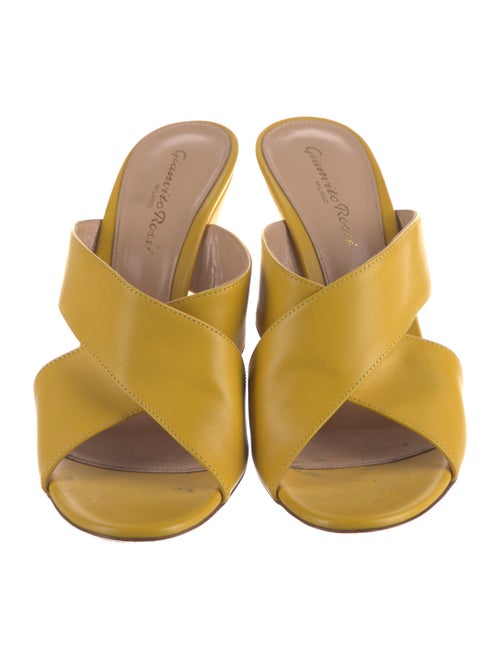 Gianvito Rossi Leather Slides