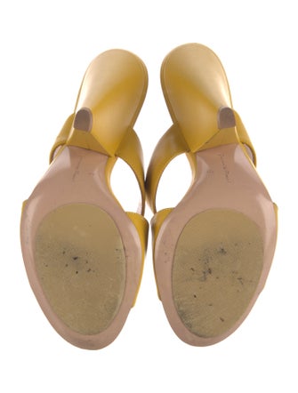 Gianvito Rossi Leather Slides