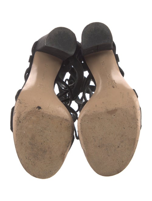 Gianvito Rossi Suede Gladiator Sandals