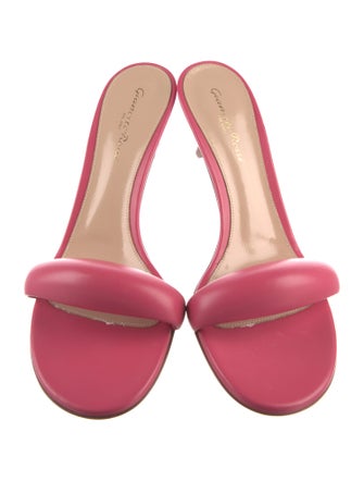 Gianvito Rossi Leather Slides