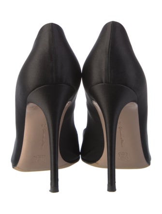 Gianvito Rossi Satin Pumps