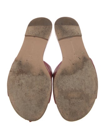 Gianvito Rossi Leather Slides