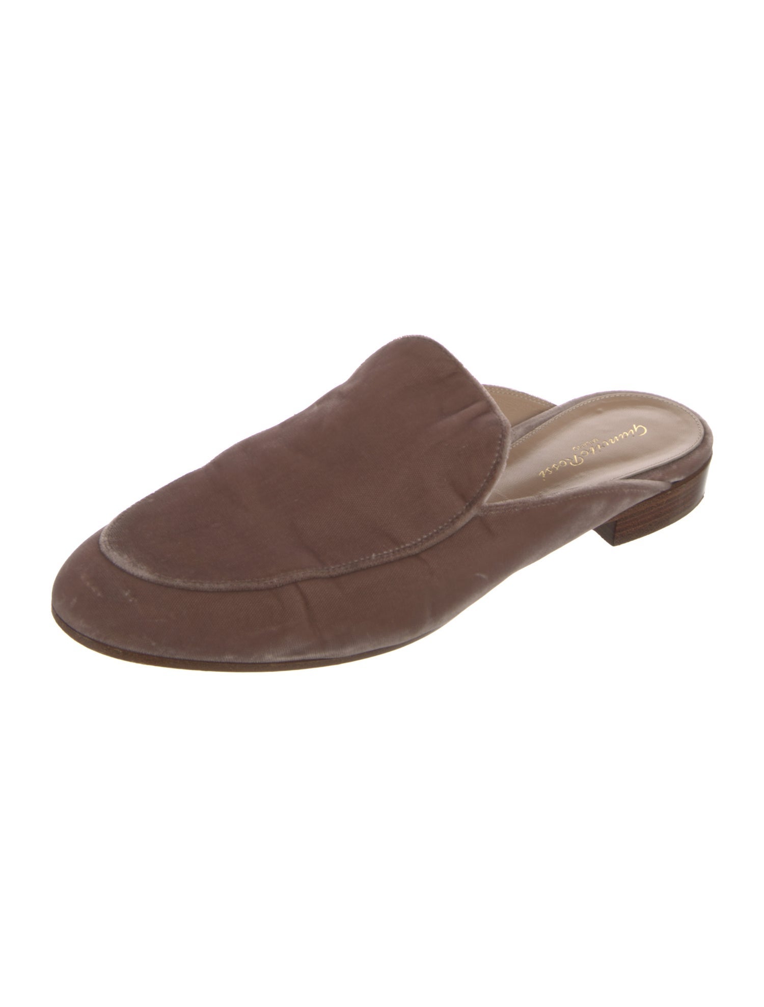 Gianvito Rossi Velvet Mules