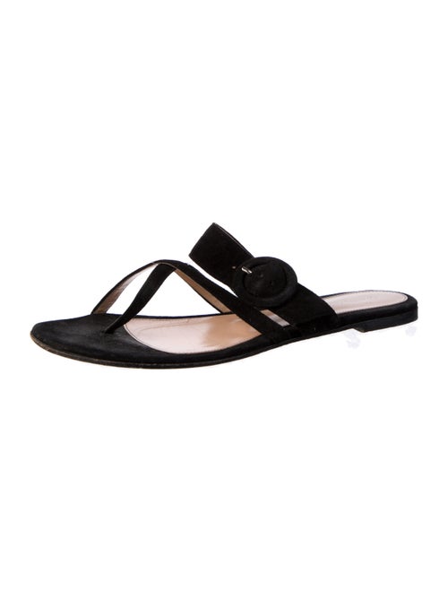 Gianvito Rossi Suede Slides