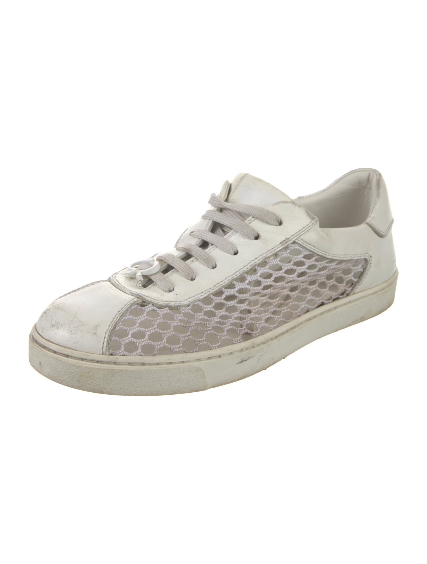 Gianvito Rossi Mesh Accents Sneakers