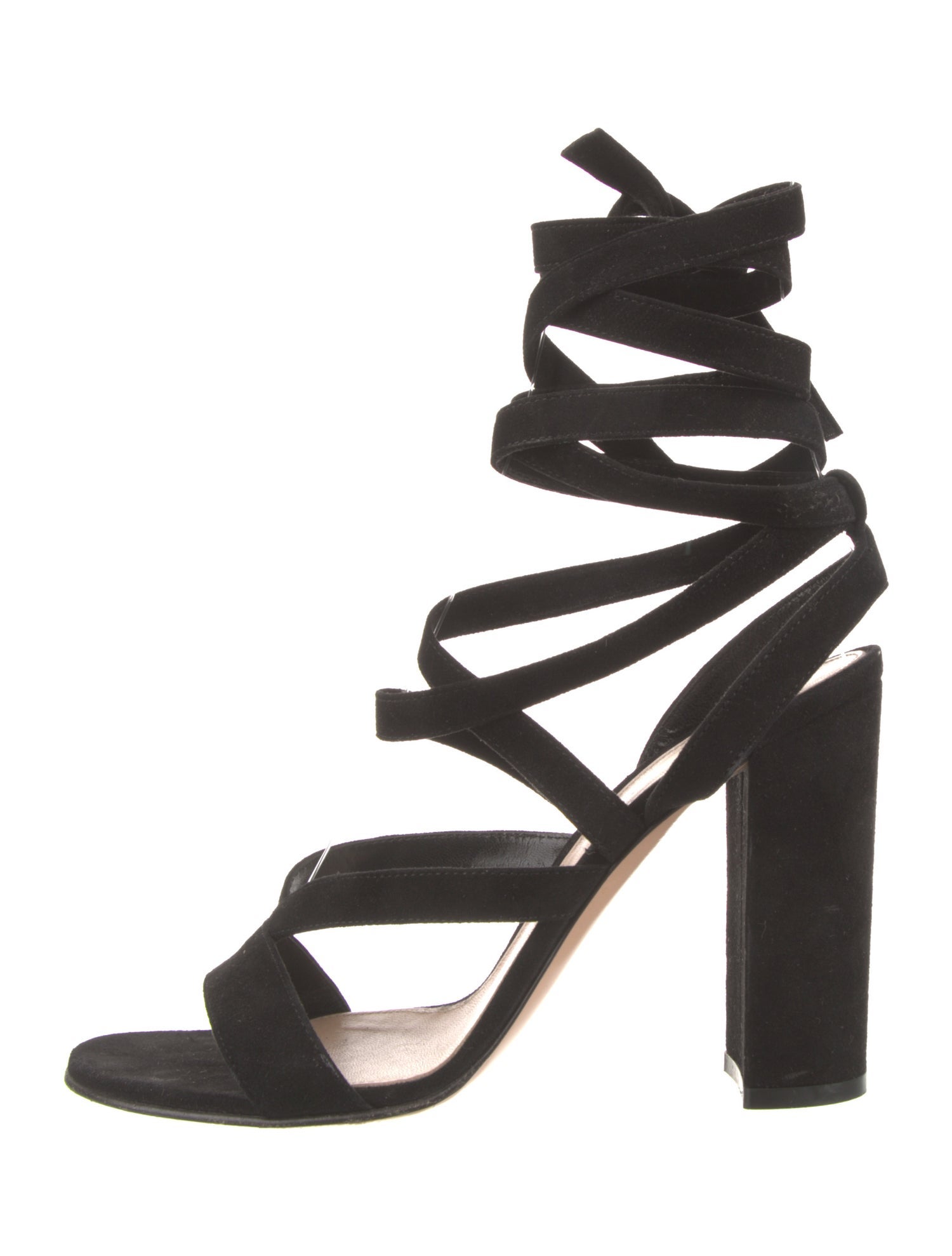 Gianvito Rossi Suede Gladiator Sandals