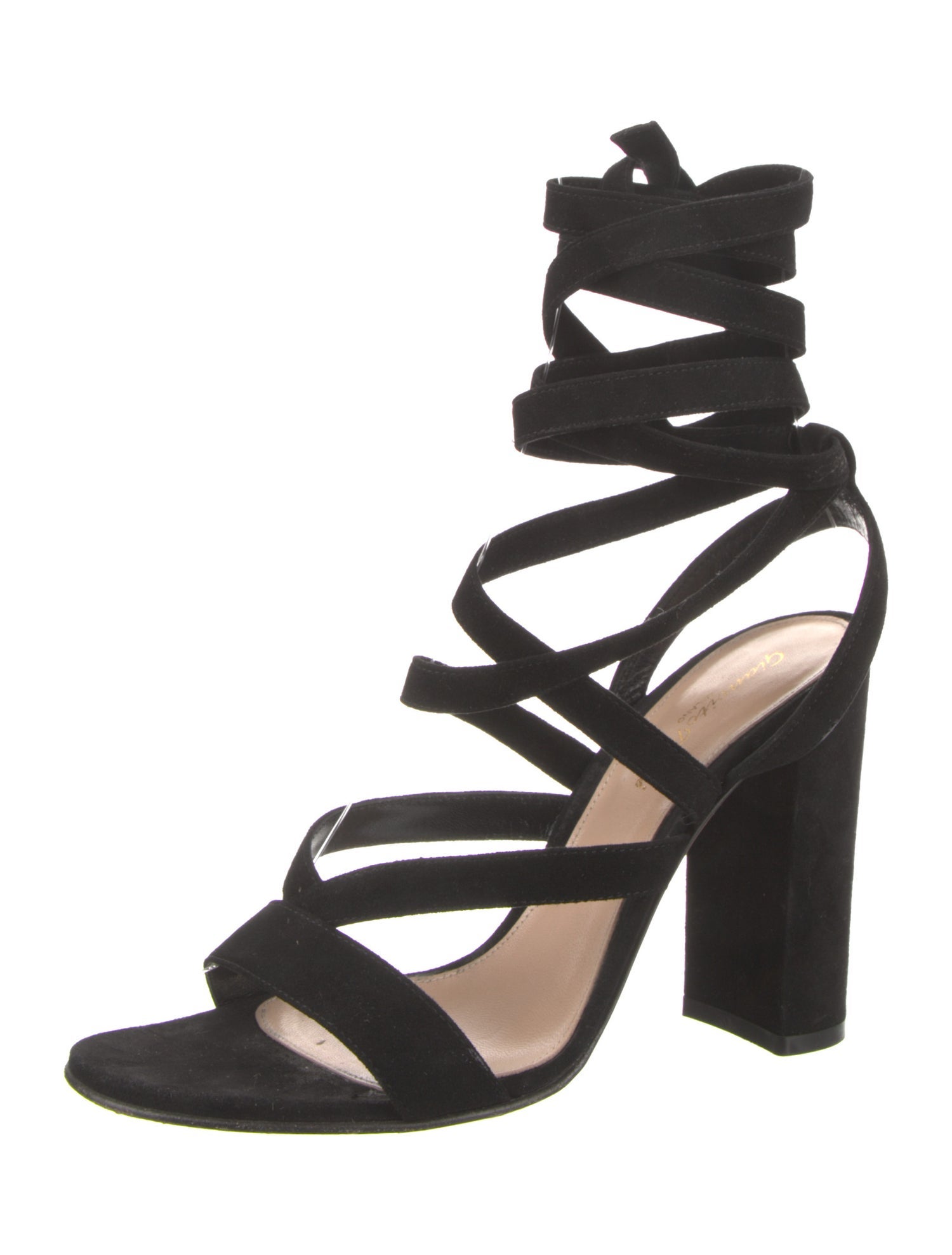 Gianvito Rossi Suede Gladiator Sandals