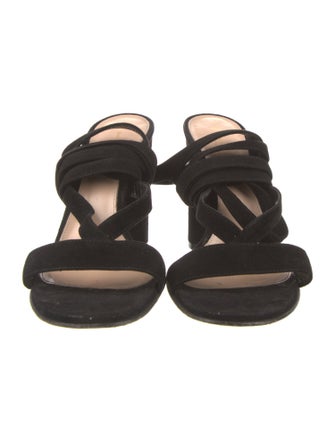 Gianvito Rossi Suede Gladiator Sandals