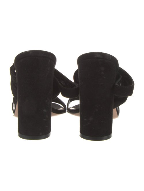 Gianvito Rossi Suede Gladiator Sandals