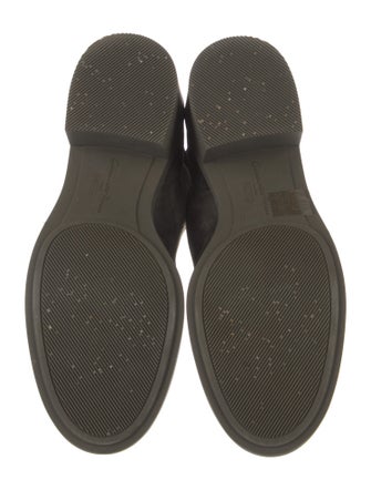 Gianvito Rossi Suede Combat Boots