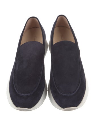 Gianvito Rossi Suede Loafers