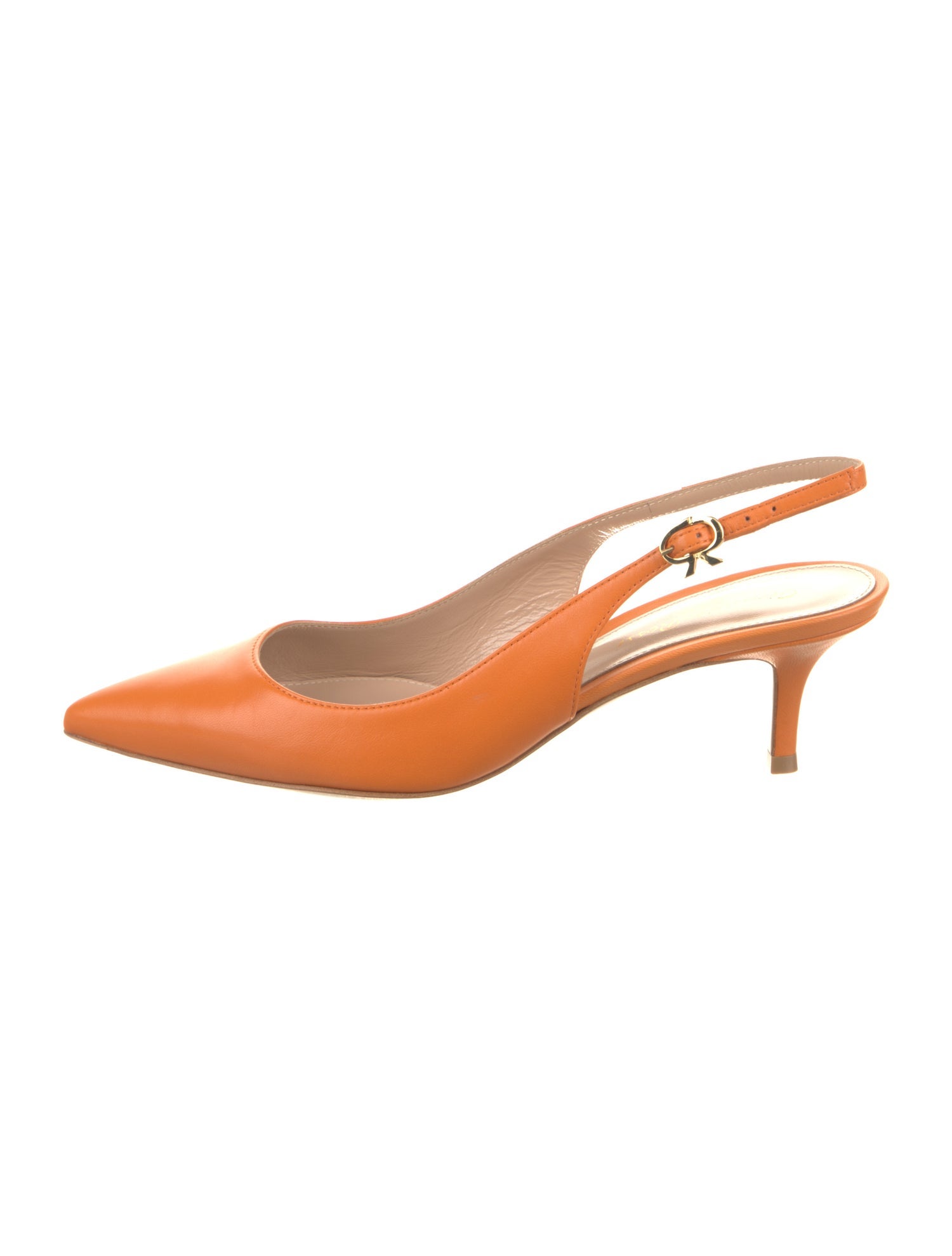 Gianvito Rossi Leather Slingback Pumps